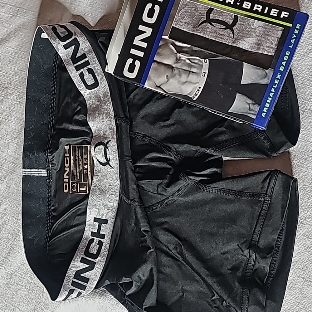 Cinch, men's boxer briefs, Arenaflex Base layer. NIB